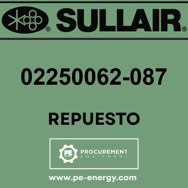 Sullair 02250062-087 Válvula, Rlf 1/2″ 200 Psig Special
