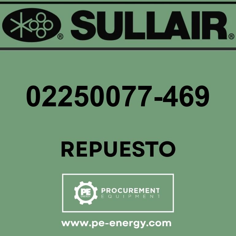 Sullair 02250077-469 Kit, Repair 5.4:1 N.C. Valve