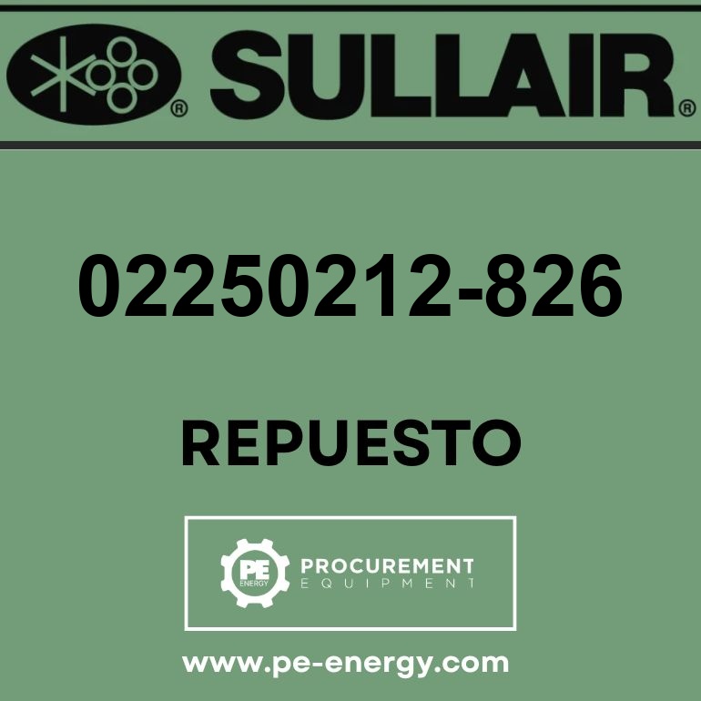 Sullair 02250212-826 Ventilador, Main 165W 230V Fr8 Ch-Vsd