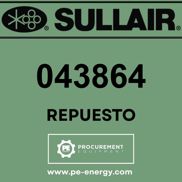 Sullair 043864 Enfriador, Wcoc 08060-S-4 Standard Stl +