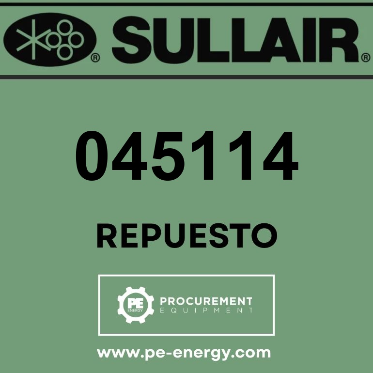 Sullair 045114 Válvula, Pneu(Normally Open)500#-Shtdn Bdv