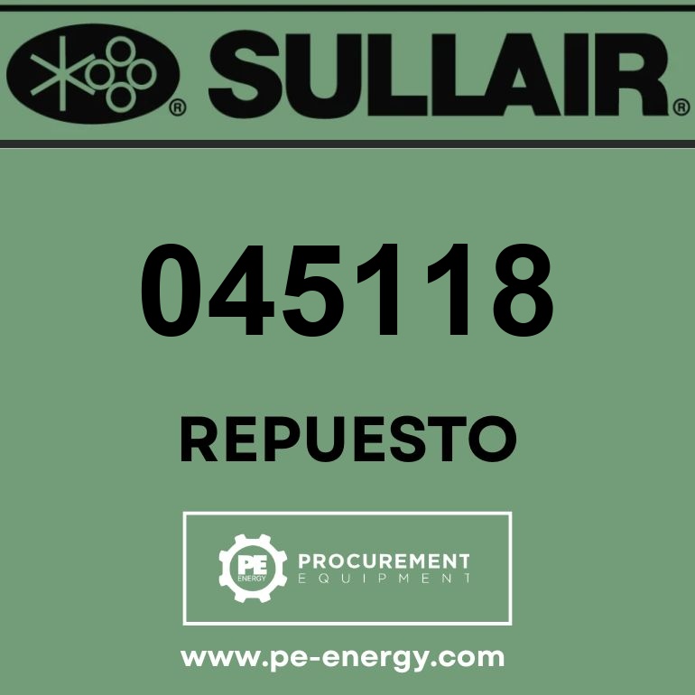 Sullair 045118 Válvula, Rlf 1″ NPT 275Psi