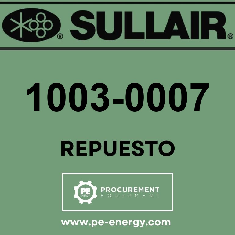 Sullair 1003-0007 Válvula, Solenoid 24V Normally Closed