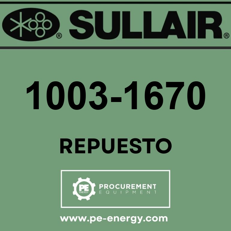 Sullair 1003-1670 Válvula, Rlf Dn32 1.51Mpa Gb