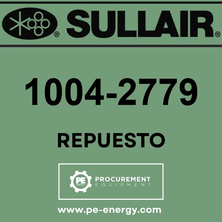 Sullair 1004-2779 Válvula, Inlet Dryer