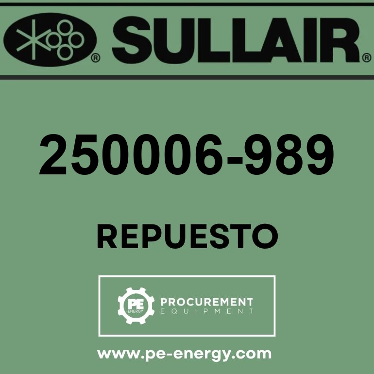 Sullair 250006-989 Válvula, Rlf 3/4″ 200# 550Scfm
