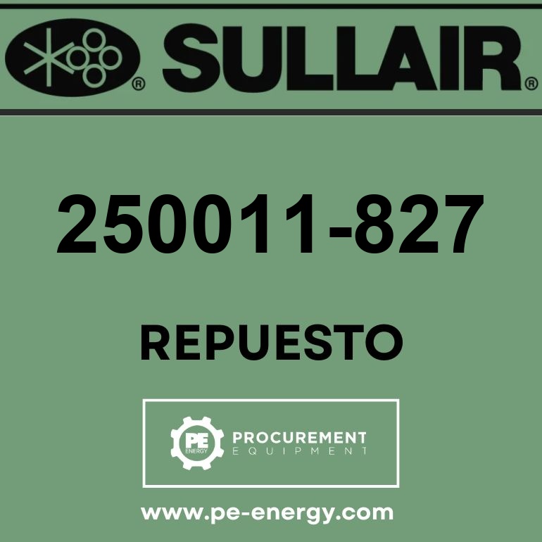 Sullair 250011-827 Elemento, Control Air Filter (Pars)