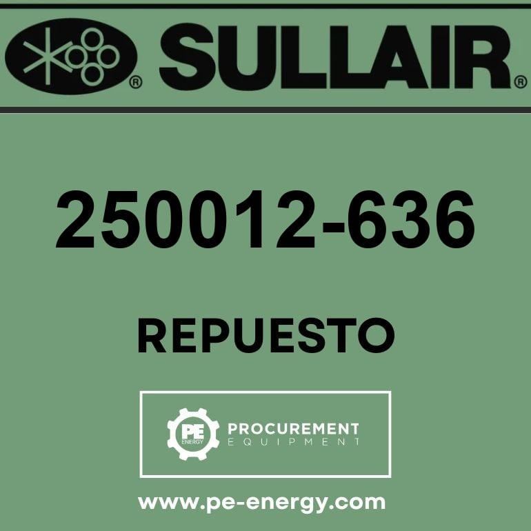 Sullair 250012-636 Válvula, Throttle 6352