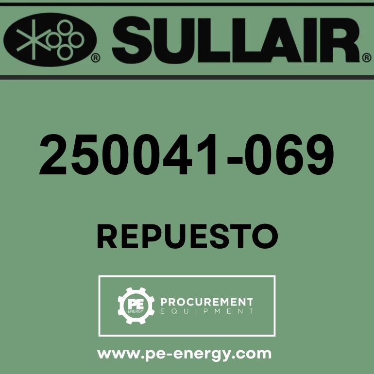 Sullair 250041-069 Válvula, Oil Stp 2″ Sae Code 61
