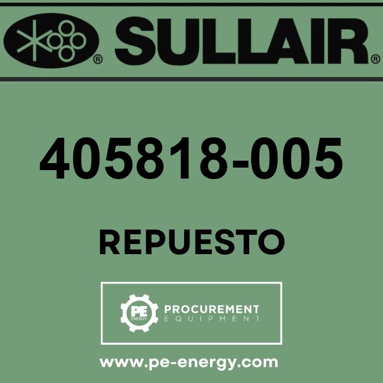 Sullair 405818-005 Válvula, Rlf 1 1/2X2 140Psig