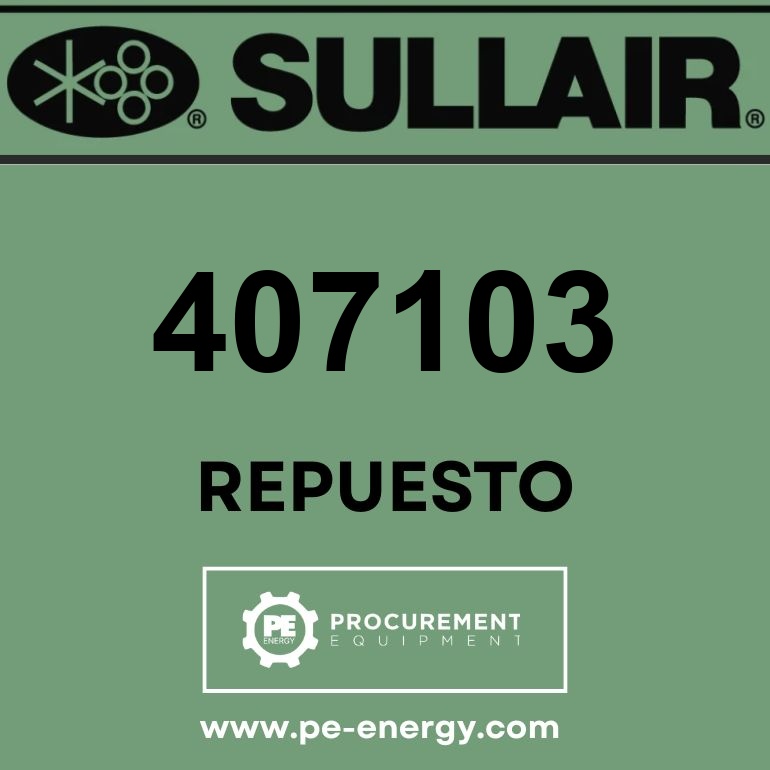 Sullair 407103 Válvula, By Pass-Full Flow