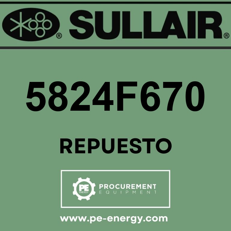 Sullair 5824F670 Válvula, 3-Way Change Valve