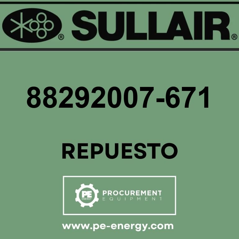 Sullair 88292007-671 Ventilador, 50Hz St18/22 380-415V Ce