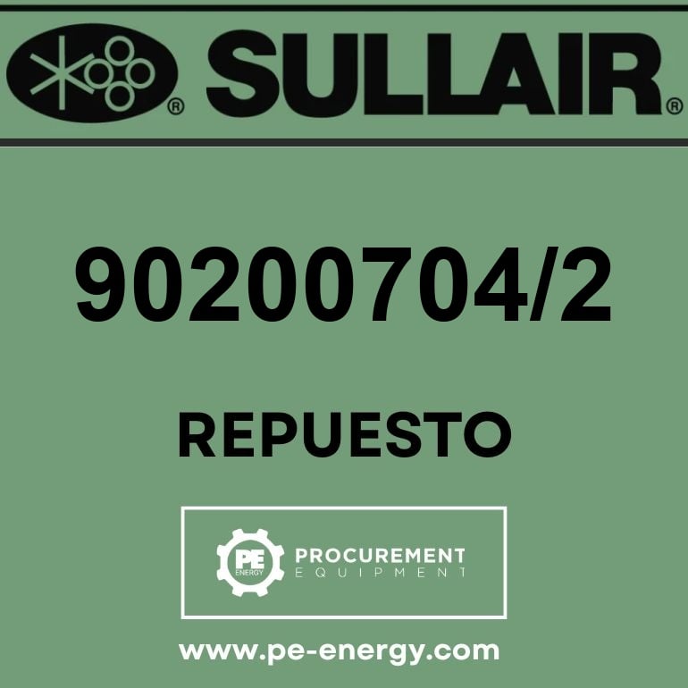 Sullair 90200704/2 Válvula Gasket/Screw Block Mm3