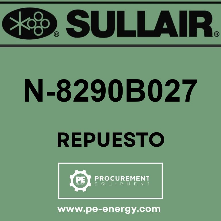 Sullair N-8290B027 Válvula, 3/4″ Air Inlet N.O.