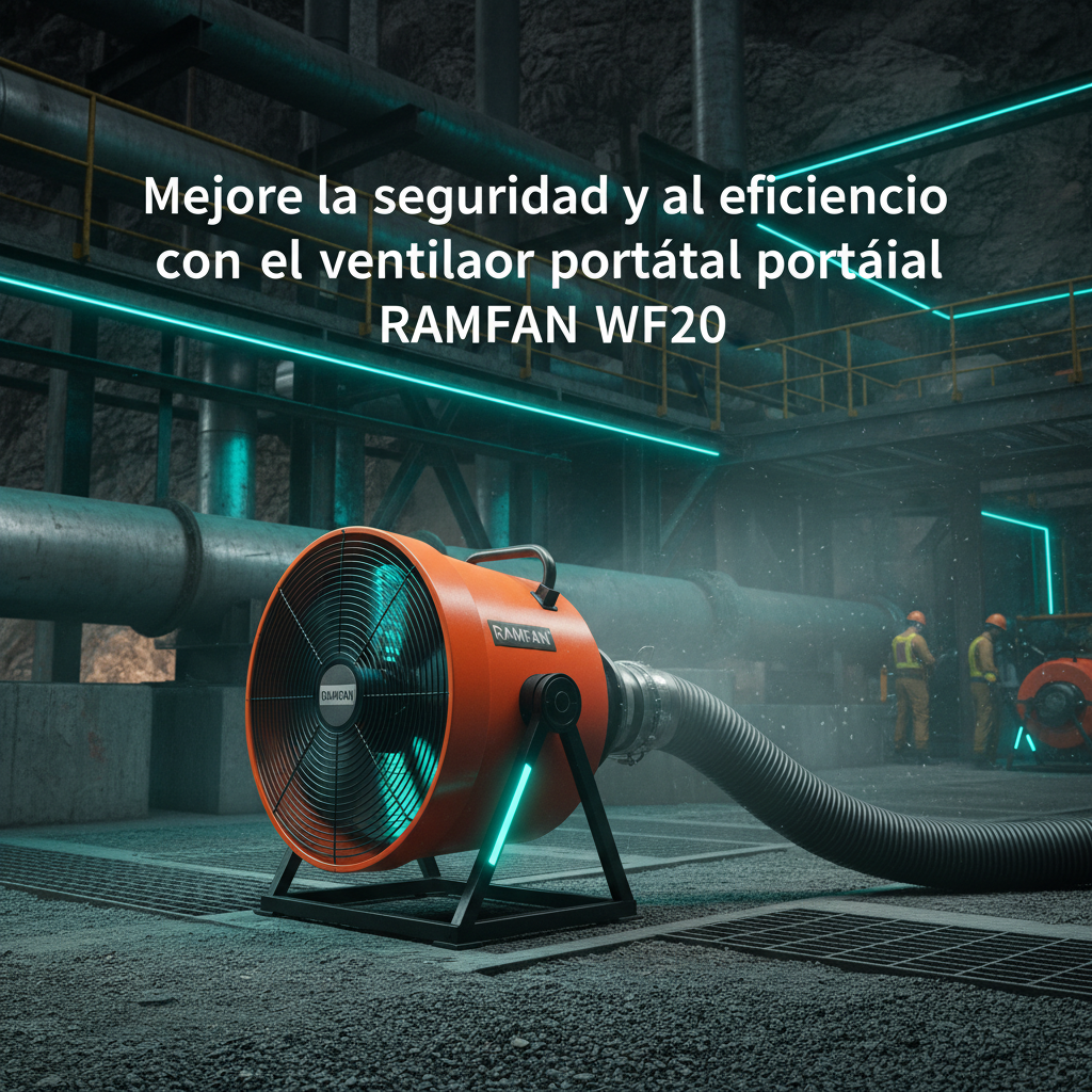 Mejore la seguridad y la eficiencia con el ventilador portátil RAMFAN WF20