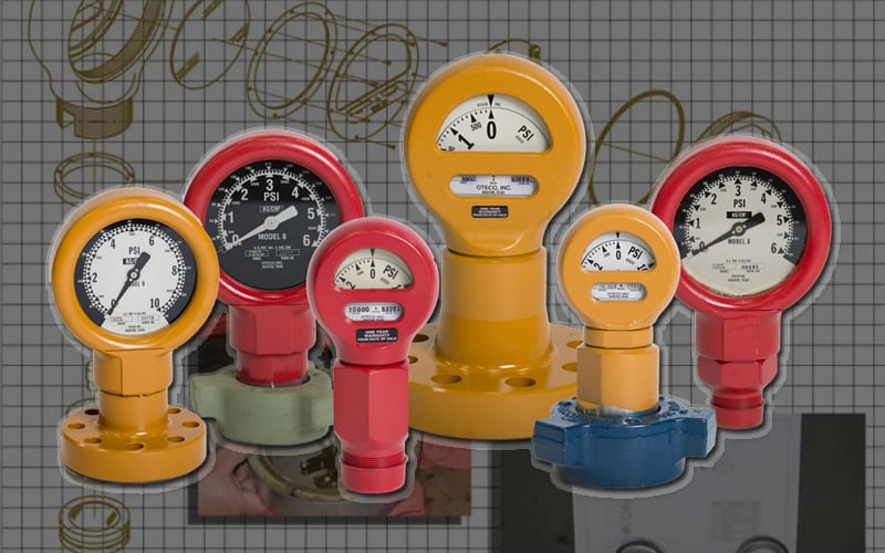 Manómetros de presión Oteco para aplicaciones exigentes de petróleo y gas Manómetros de presión Oteco para aplicaciones exigentes de petróleo y gas