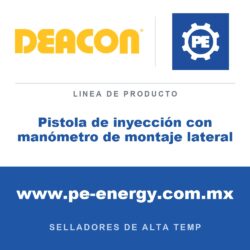 Deacon Pistola de inyección con manómetro de montaje lateral - Deacon Pistola de inyección con manómetro de montaje lateral
