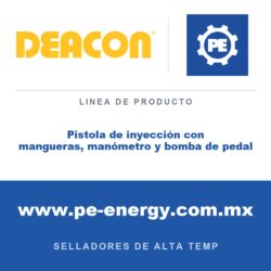 Deacon Pistola de inyección con mangueras, manómetro y bomba de pedal - Deacon Pistola de inyección con mangueras, manómetro y bomba de pedal