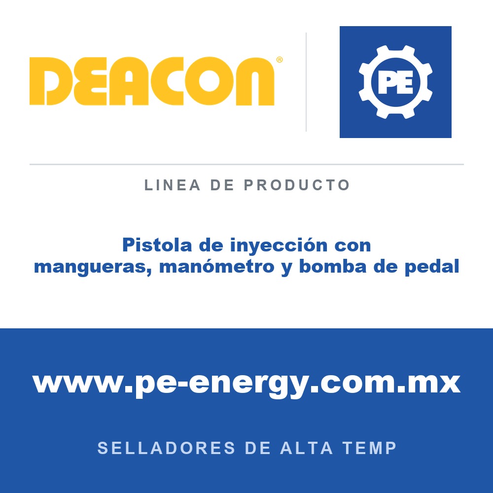 Deacon Pistola de inyección con mangueras, manómetro y bomba de pedal - Deacon Pistola de inyección con mangueras, manómetro y bomba de pedal