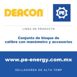 Deacon Conjunto de bloque de calibre con manómetro y accesorios - Deacon Conjunto de bloque de calibre con manómetro y accesorios