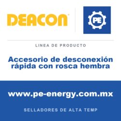 Deacon Accesorio de desconexión rápida con rosca hembra - Deacon Accesorio de desconexión rápida con rosca hembra