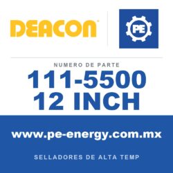 Deacon 111-5500 12 INCH - Sellador / empaquetadura de PTFE Deacon 5500