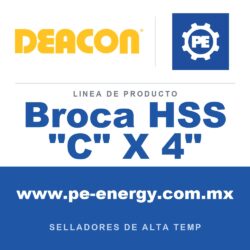 Deacon Broca HSS "C" X 4" - Deacon Broca HSS "C" X 4"