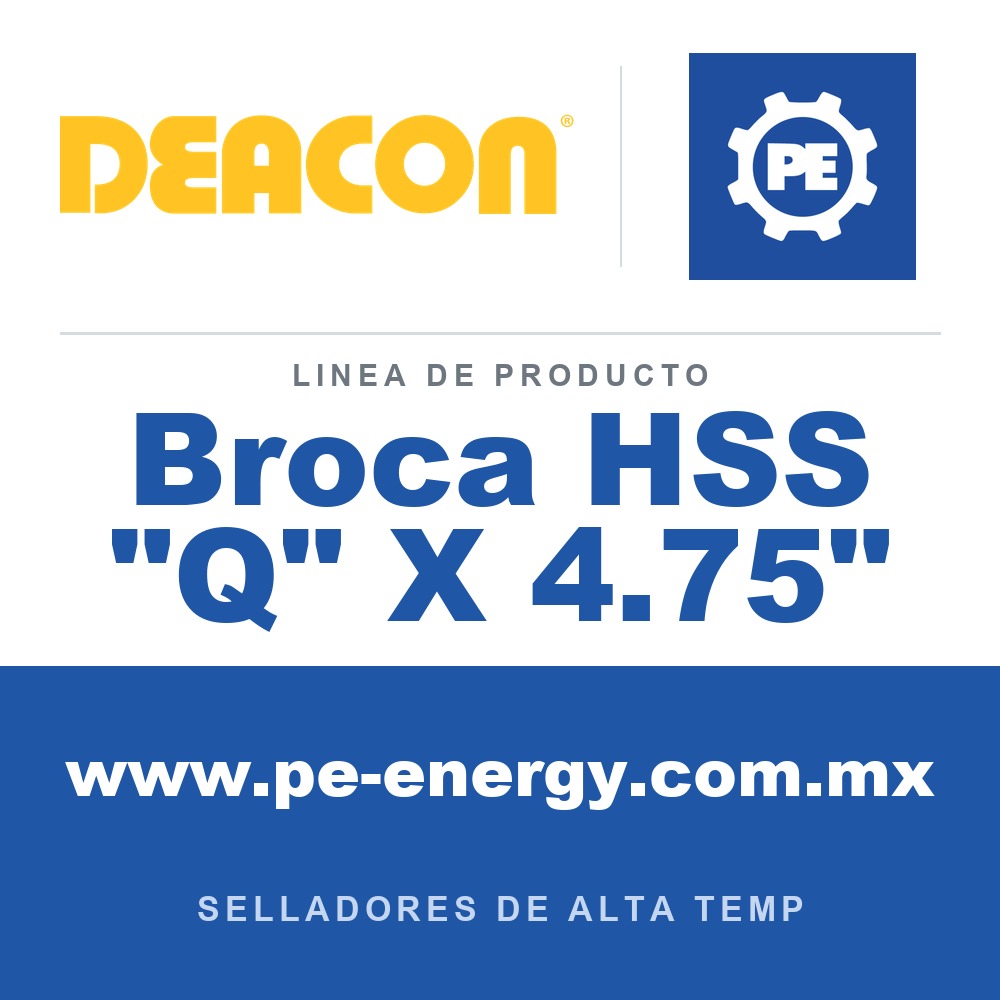 Deacon Broca HSS "Q" X 4.75" - Deacon Broca HSS "Q" X 4.75"