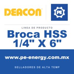 Deacon Broca HSS 1/4" X 6" - Deacon Broca HSS 1/4" X 6"