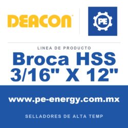 Deacon Broca HSS 3/16" X 12" - Deacon Broca HSS 3/16" X 12"