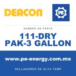 Deacon 111-DRY PAK-3 GALLON - Mezcla de polvo / fibra ligera Deacon Dry-Pak 3