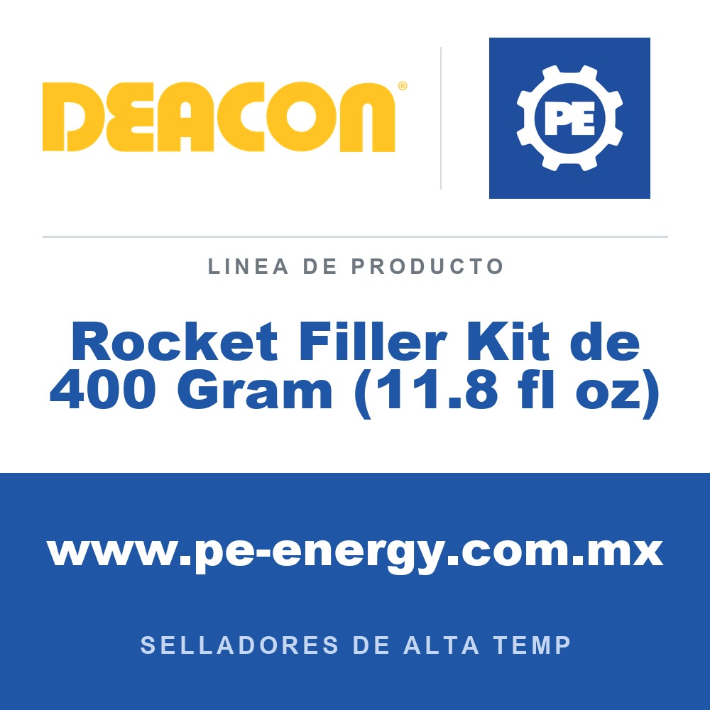 Deacon Rocket Filler Kit de 400 Gram (11.8 fl oz) - Deacon Rocket Filler Kit de 400 Gram (11.8 fl oz)