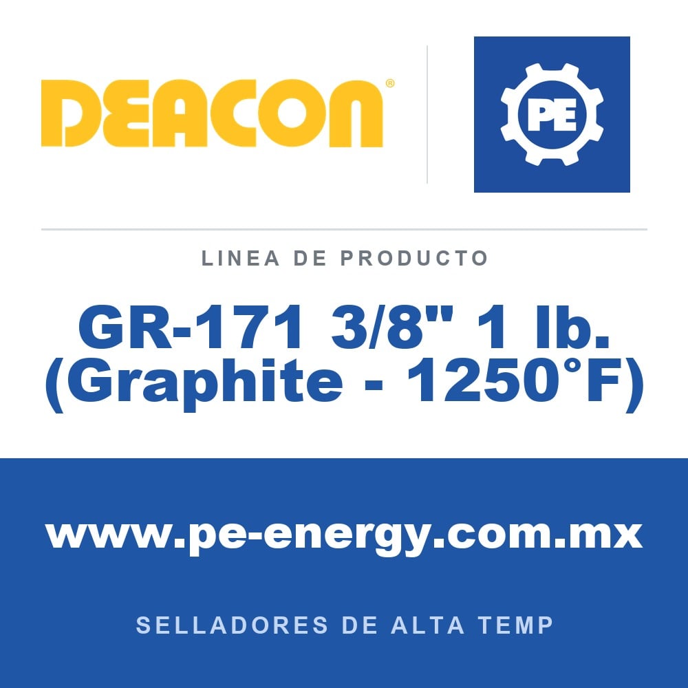 Deacon GR-171 3/8" 1 lb. (Graphite - 1250°F) - Deacon GR-171 3/8" 1 lb. (Graphite - 1250°F)