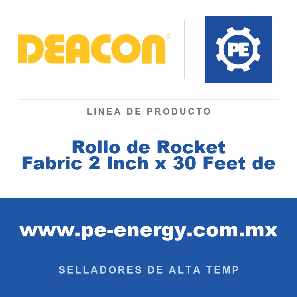 Deacon Rollo de Rocket Fabric 2 Inch x 30 Feet de - Deacon Rollo de Rocket Fabric 2 Inch x 30 Feet de
