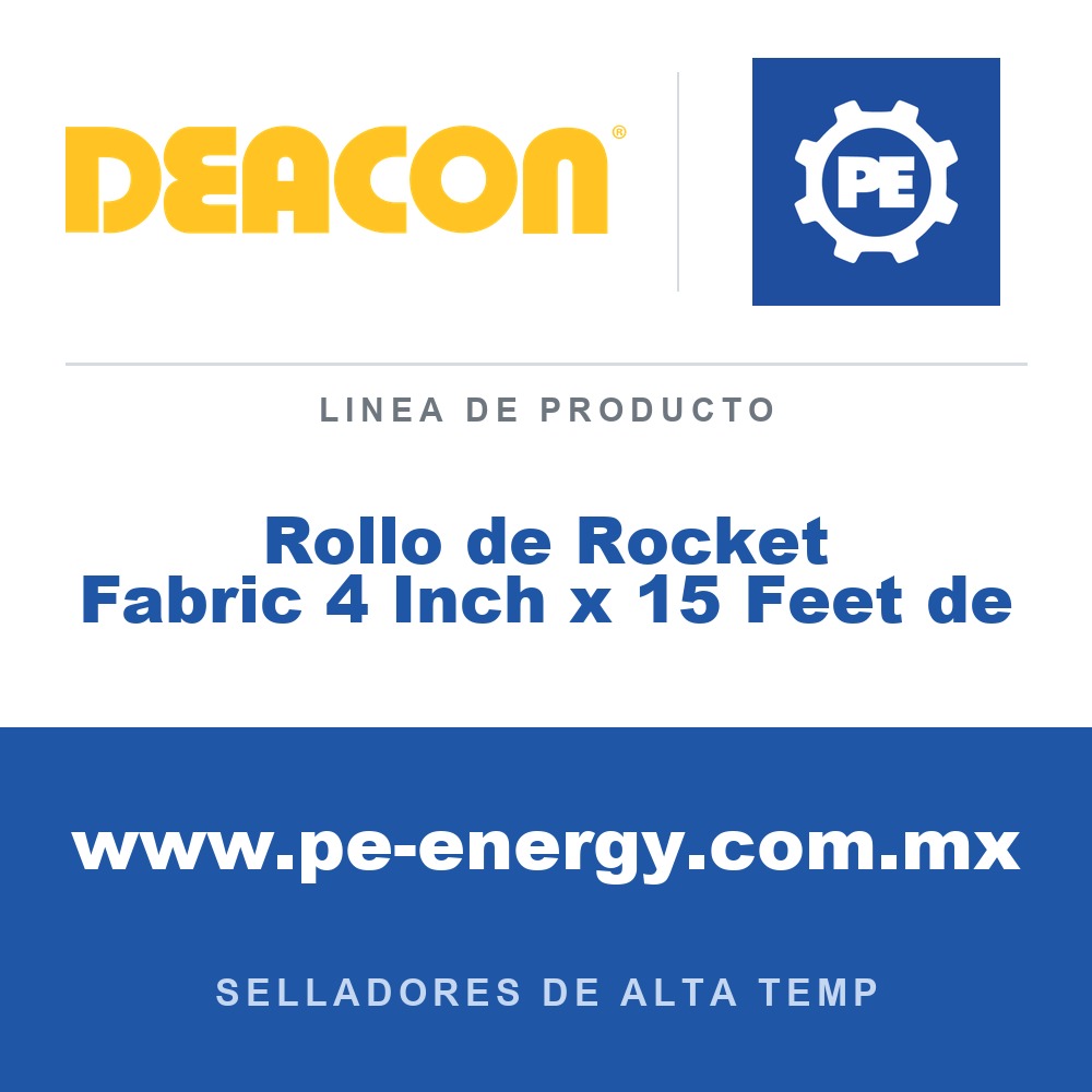 Deacon Rollo de Rocket Fabric 4 Inch x 15 Feet de - Deacon Rollo de Rocket Fabric 4 Inch x 15 Feet de