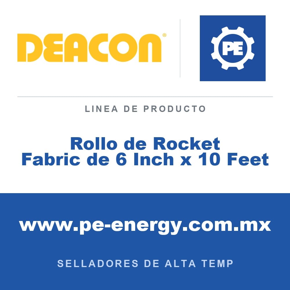 Deacon Rollo de Rocket Fabric de 6 Inch x 10 Feet - Deacon Rollo de Rocket Fabric de 6 Inch x 10 Feet
