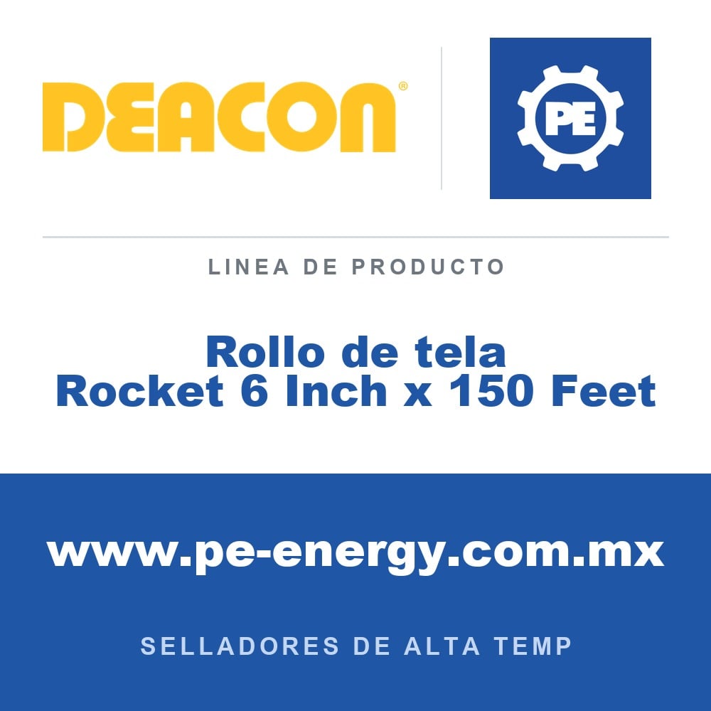 Deacon Rollo de tela Rocket 6 Inch x 150 Feet - Deacon Rollo de tela Rocket 6 Inch x 150 Feet