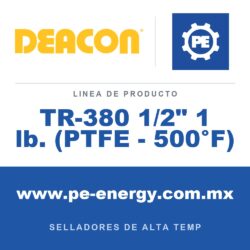 Deacon TR-380 1/2" 1 lb. (PTFE - 500°F) - Deacon TR-380 1/2" 1 lb. (PTFE - 500°F)