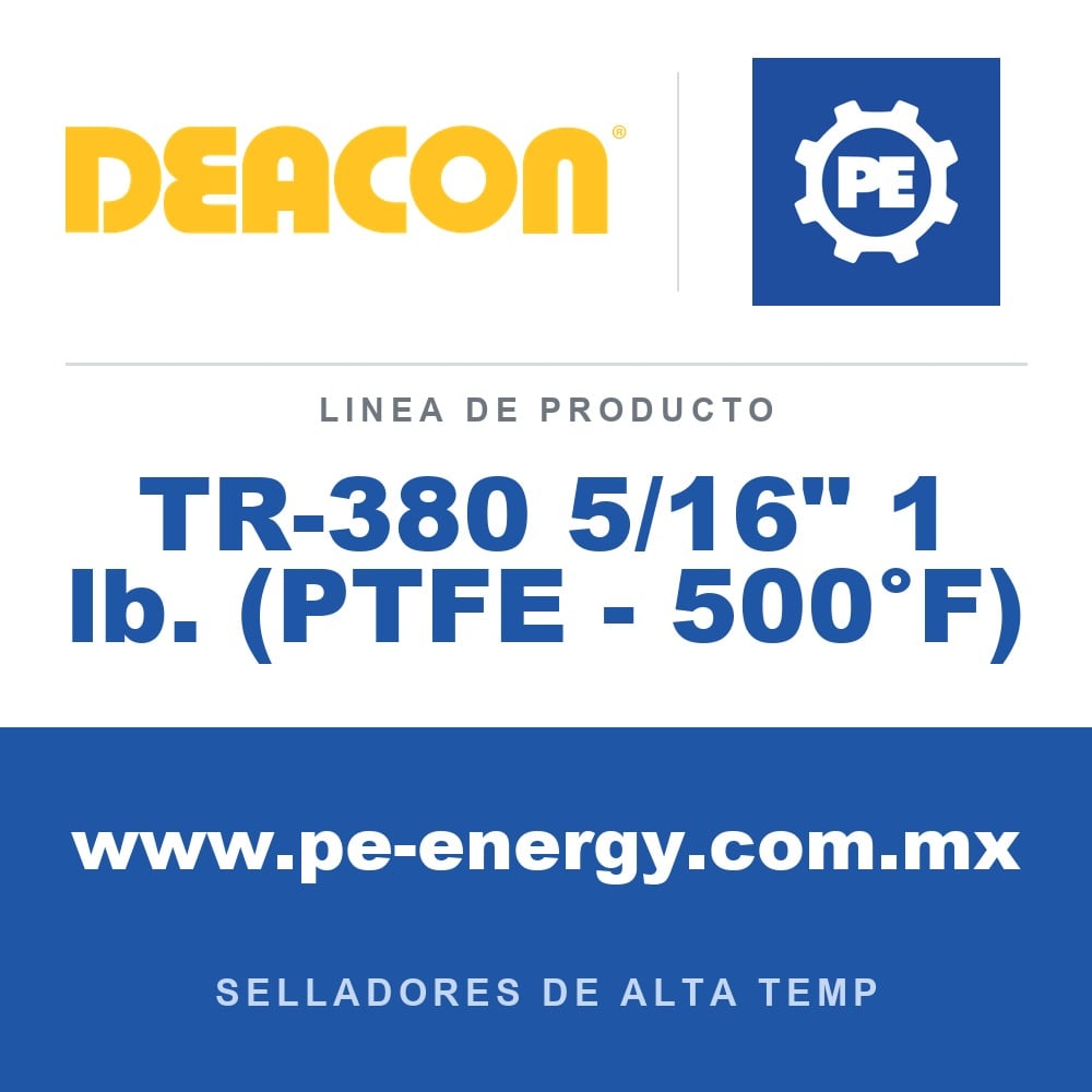 Deacon TR-380 5/16" 1 lb. (PTFE - 500°F) - Deacon TR-380 5/16" 1 lb. (PTFE - 500°F)
