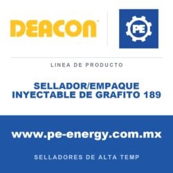 Deacon SELLADOR/EMPAQUE INYECTABLE DE GRAFITO 189 - Sellador/empaque inyectable de grafito Deacon 189