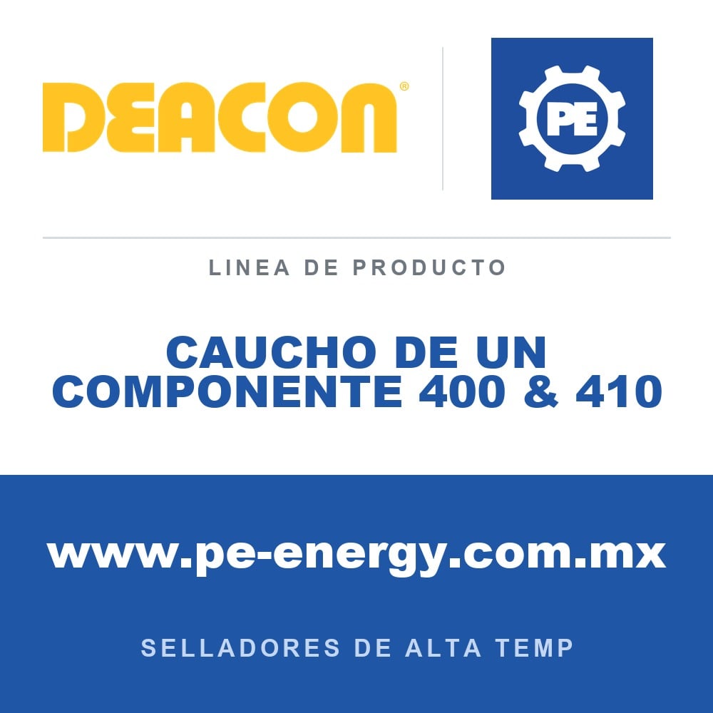 Deacon CAUCHO DE UN COMPONENTE 400 & 410 - Caucho de un componente Deacon 400 & 410