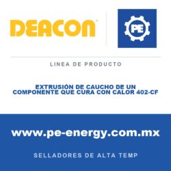 Deacon EXTRUSIÓN DE CAUCHO DE UN COMPONENTE QUE CURA CON CALOR 402-CF - Extrusión de caucho de un componente que cura con calor Deacon 402-CF