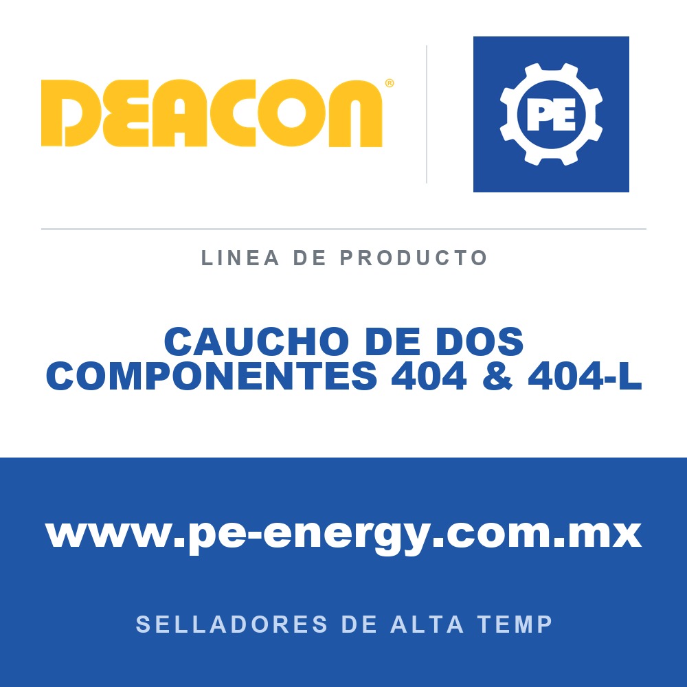 Deacon CAUCHO DE DOS COMPONENTES 404 & 404-L - Caucho de dos componentes Deacon 404 & 404-L