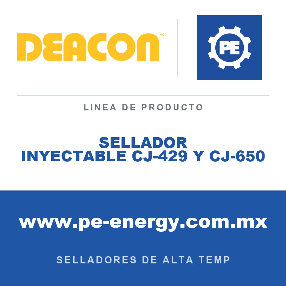 Deacon SELLADOR INYECTABLE CJ-429 Y CJ-650 - Sellador inyectable Deacon CJ-429 y CJ-650