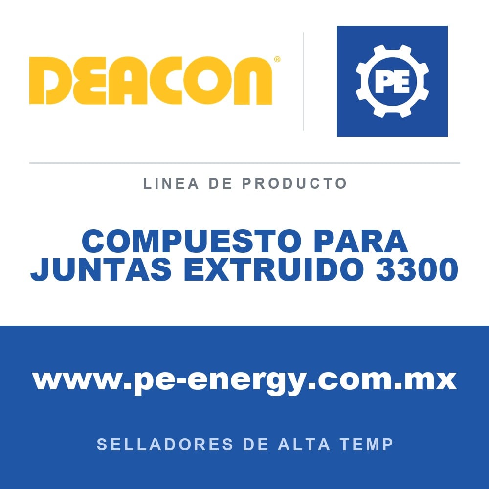 Deacon COMPUESTO PARA JUNTAS EXTRUIDO 3300 - Compuesto para juntas extruido Deacon 3300