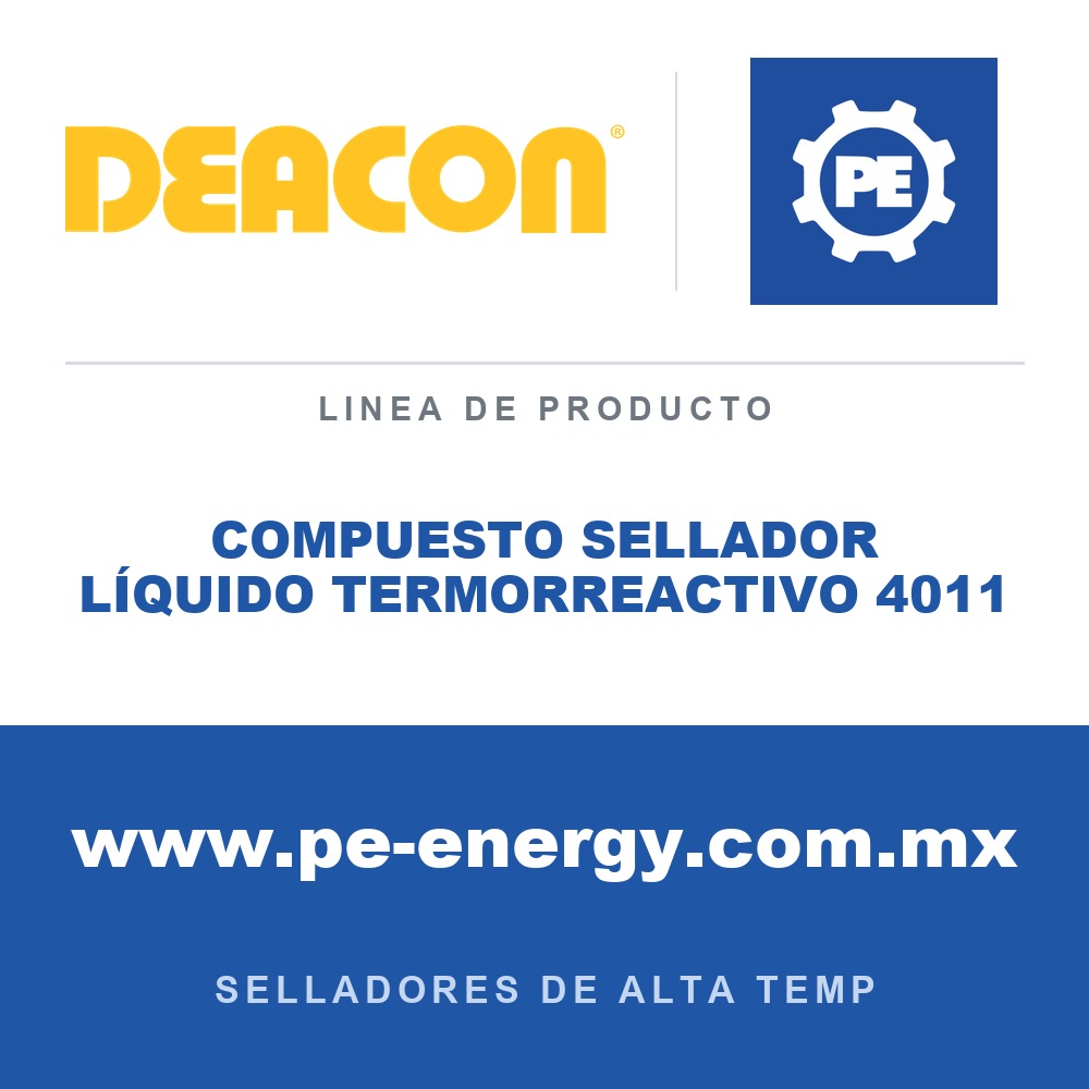Deacon COMPUESTO SELLADOR LÍQUIDO TERMORREACTIVO 4011 - Compuesto sellador líquido termorreactivo Deacon 4011