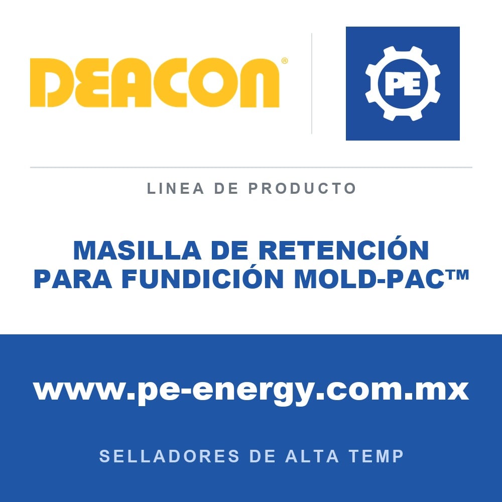 Deacon MASILLA DE RETENCIÓN PARA FUNDICIÓN MOLD-PAC™ - Masilla de retención para fundición Deacon MOLD-PAC™