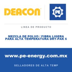 Deacon MEZCLA DE POLVO / FIBRA LIGERA PARA ALTA TEMPERATURA DRY-PAK 6 - Mezcla de polvo / fibra ligera para alta temperatura Deacon Dry-Pak 6