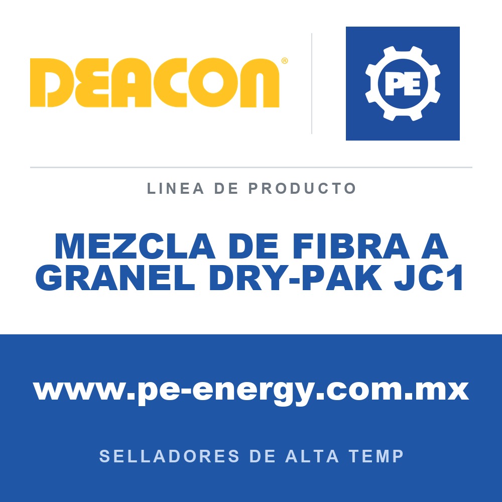 Deacon MEZCLA DE FIBRA A GRANEL DRY-PAK JC1 - Mezcla de fibra a granel Deacon Dry-Pak JC1